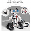 Robot App telecomandato da costruire 467 pezzi giocattolo bambini ricaricabile