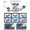 Andowl Robot App telecomandato da costruire 467 pezzi giocattolo ba...