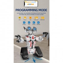 Robot App telecomandato da costruire 467 pezzi giocattolo bambini ricaricabile