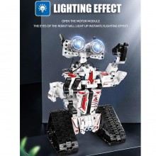 Robot App telecomandato da costruire 467 pezzi giocattolo bambini ricaricabile