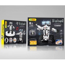 Robot App telecomandato da costruire 467 pezzi giocattolo bambini ricaricabile