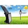 Driwei Faretto energia solare 68 led lampada da esterno giardino lu...