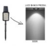 Driwei Faretto energia solare 68 led lampada da esterno giardino lu...