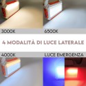 Torcia led emergenza potente solare lampada ricaricabile USB powerbank campeggio