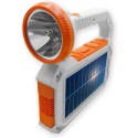 Torcia led emergenza potente solare lampada ricaricabile USB powerbank campeggio