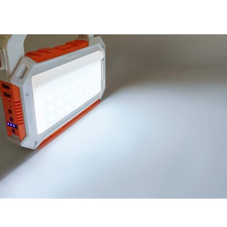 Torcia led emergenza potente solare lampada ricaricabile USB powerbank campeggio