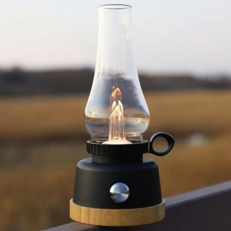 Lanterna Luce Portatile LED campeggio lampada ricaricabile dimmerabile fiamma