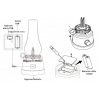Lanterna Luce Portatile LED campeggio lampada ricaricabile dimmerab...