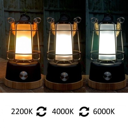 Lanterna Luce Portatile LED da campeggio lampada ricaricabile dimmerabile tavolo
