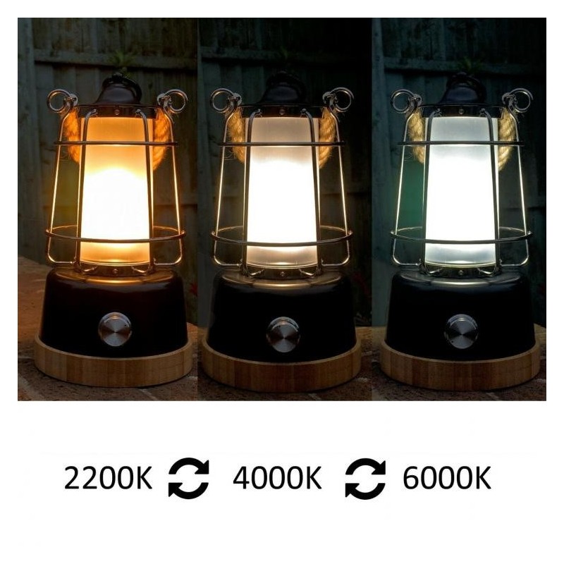 WUBEN F5 LED Lanterna da Campeggio, Luce da campeggio ricaricabile, Lampada da tenda portatile, 3 modalità di luce, IP64 impermeabile, 500 lumen per campeggio, lettura, tenda, escursionismo, emergenza