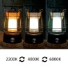 Driwei Lanterna Luce Portatile LED da campeggio lampada ricaricabil...