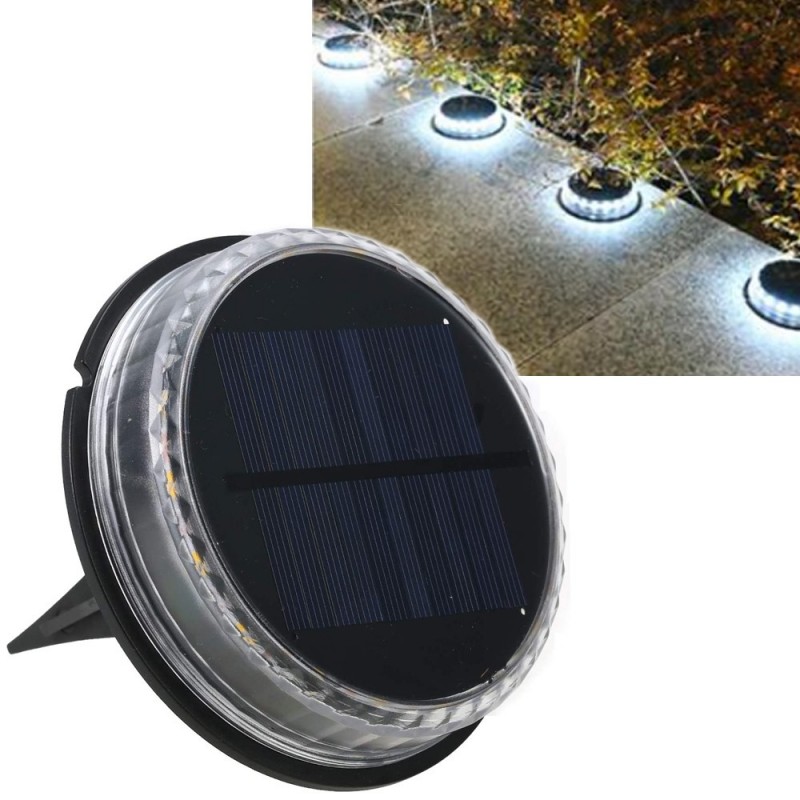 Luce solare led da giardino esterno picchetto segnapasso luce fredda 1/3/5pcs