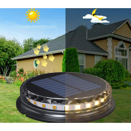 Luce solare led da giardino esterno picchetto segnapasso luce fredda 1/3/5pcs