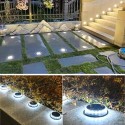 Luce solare led da giardino esterno picchetto segnapasso luce fredda 1/3/5pcs