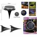 Luce solare led da giardino esterno picchetto segnapasso luce fredda 1/3/5pcs