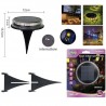 Driwei Luce solare led da giardino esterno picchetto segnapasso luc...