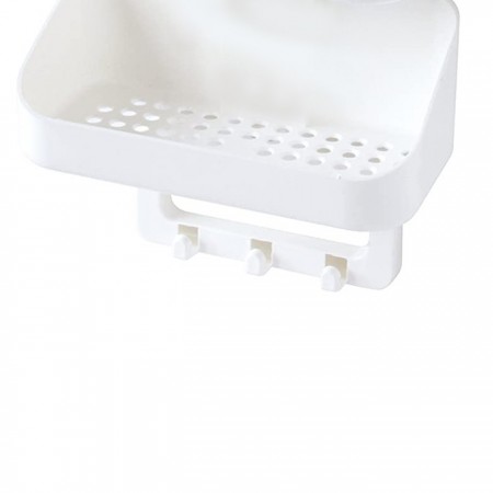 Portaoggetti portasapone mensola 2 ripiani doccia sapone bagno casa da appendere