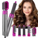 Spazzola Asciugacapelli 5 in 1 accessori intercambiabili Arricciante lisciante