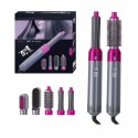 Spazzola Asciugacapelli 5 in 1 accessori intercambiabili Arricciante lisciante