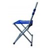 Sgabello blu alluminio pieghevole campeggio pesca caccia camping portatile