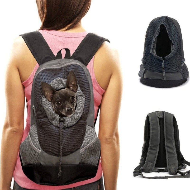 Zaino da spalle trasportino doppia spalla per animale domestico cane gatto borsa