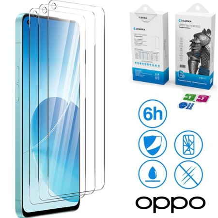 3 Pellicola Vetro temperato OPPO RENO 6 3 A32 A52 A53 A53S A72 A91 A92 A94