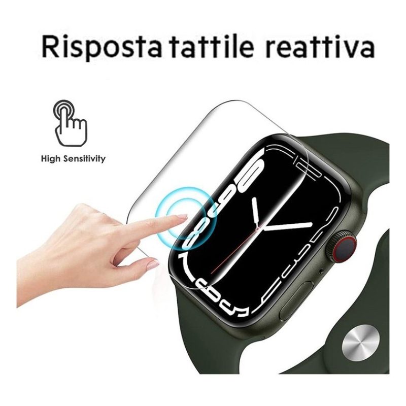 Licarika 2 Pellicola Vetro temperato iWatch Apple watch serie 4/5/6...