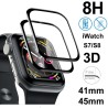 Licarika 2x Pellicola Vetro temperato iWatch Apple Watch Series 7/8...