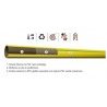 Be Green Tubo 1/2 Acqua irrigazione per giardino 3 strati giallo 15...