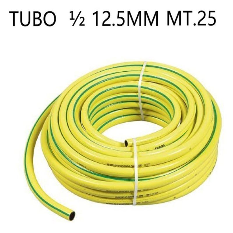 Be Green Tubo 1/2 Acqua irrigazione per giardino 3 strati giallo 15...