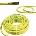 Tubo 5/8 Acqua irrigazione per giardino 3 strati giallo 15-25 METRI PVC retinato