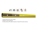 Tubo 5/8 Acqua irrigazione per giardino 3 strati giallo 15-25 METRI PVC retinato
