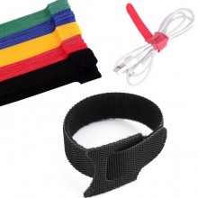 Fascette in Velcro Ferma stringi cavi con chiusura a strappo Riutilizzabili 30pz