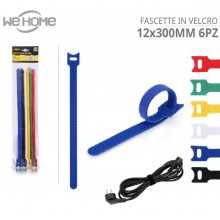 Fascette in Velcro Ferma stringi cavi con chiusura a strappo Riutilizzabili 30pz