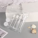 Set Bottiglie Viaggio 10 Pezzi Flacone Aereo Contenitori Liquidi ricaricabili con custodia