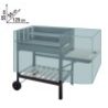 Verdelook Copertura Telo copri per barbecue protezione 125x55x55cm ...