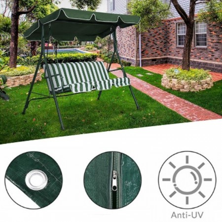 Telo di Copertura copri dondoli 3 posti protezione 185x115x150cm in polietilene