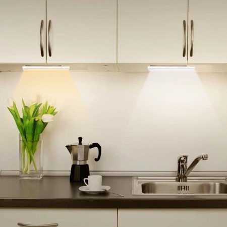 Luce con sensore di movimento Striscia Led luce per armadio sotto pensile 40cm