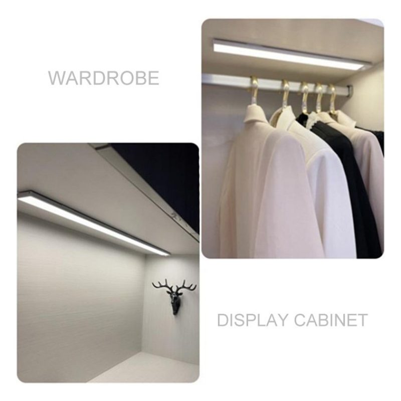 Hongu Luce con sensore di movimento Striscia Led luce per armadio s...