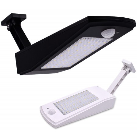 Faro Lampione a 48 LED Esterno Pannello Solare Sensore