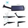 Hongu Elettronics Faro lampione a 48 LED esterno pannello solare se...