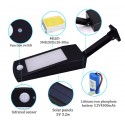 Faro Lampione a 48 LED Esterno Pannello Solare Sensore