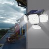 Hongu Faro lampione 231 LED esterno energia solare sensore di movim...