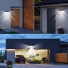 Hongu Faro lampione 231 LED esterno energia solare sensore di movim...