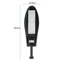 Faro lampione stradale solare con sensore di movimento telecomando 168 LED IP65
