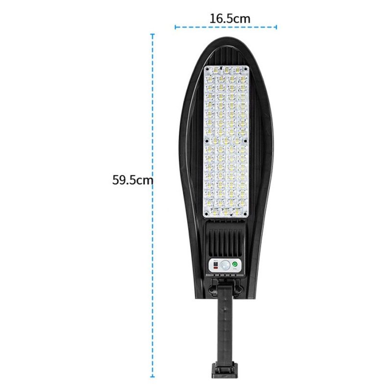 Hongu Faro lampione stradale solare con sensore di movimento teleco...