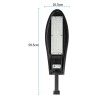 Hongu Faro lampione stradale solare con sensore di movimento teleco...