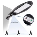 Faro lampione stradale solare con sensore di movimento telecomando 168 LED IP65