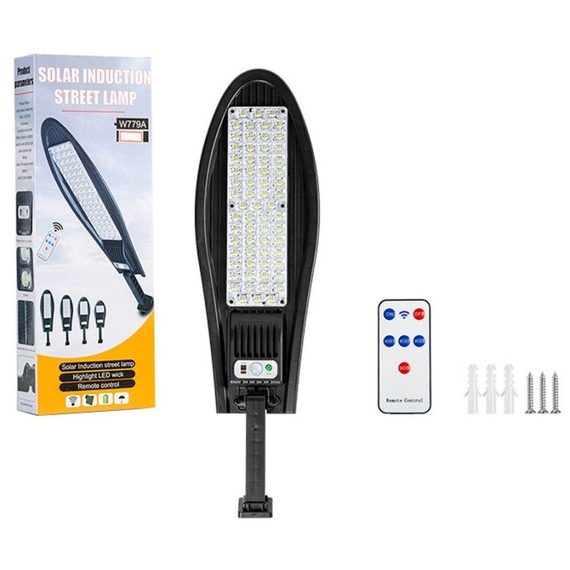Hongu Faro lampione stradale solare con sensore di movimento teleco...