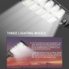 Generico Lampione led stradale solare sensore di movimento faro sta...